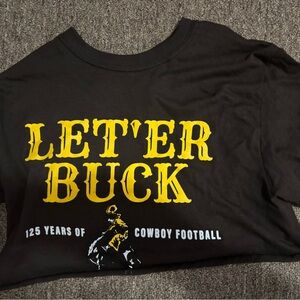 Brown University of Wyoming 'Let'er Buck' T-Shirt